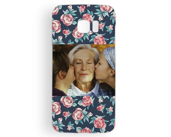 Cover Galaxy s7 Edge 3D Rose texture