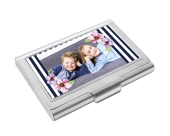 Portabigliettini da vistia con grafica a fasce