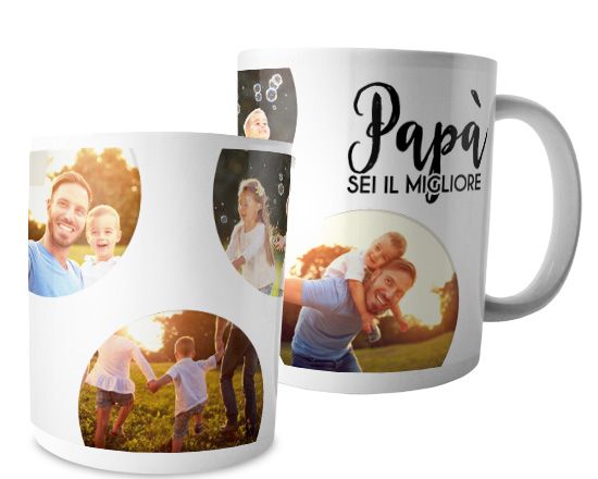 Tazza panoramica con grafica per il papà
