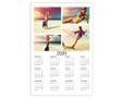 Calendario poster Basic Bianco
