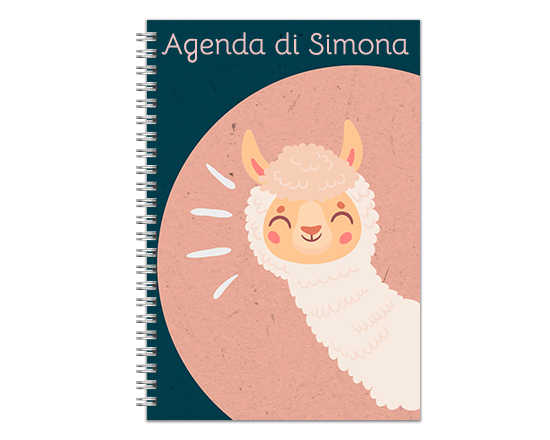 Agenda con nome, grafica Lama