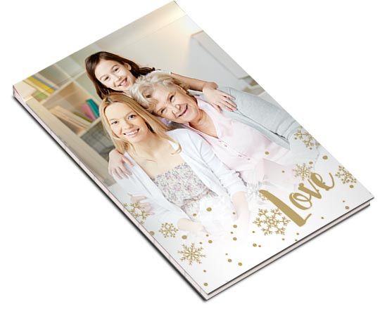 Block notes con copertina piena di stelle