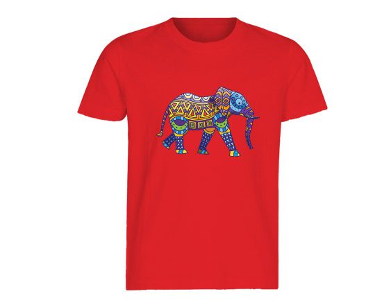 Un piccolo elefante stilizzato per la tua maglia