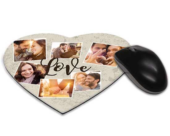 Tappetino mouse con grafica collage