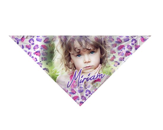 Foulard in raso Maculato rosa