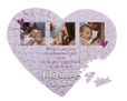 Puzzle cuore A3 Citazione mamma