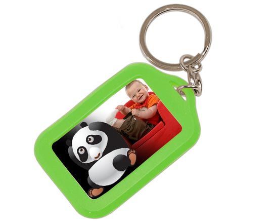 Portachiavi personalizzato in gomma Panda