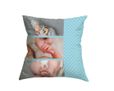 Cuscino in pile con grafica bimbo