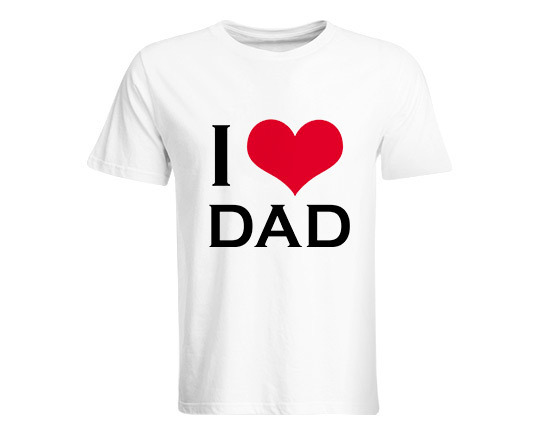 Maglia a Manica Corta con grafica  ilove dad