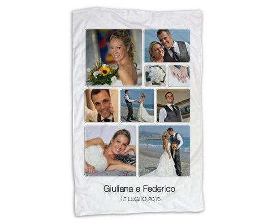Un collage emozionante per la tua coperta in pile