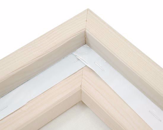 Tela americana, fatta con robusto telaio in legno