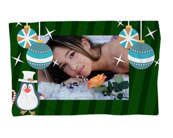 coperta personalizzata con grafica di natale