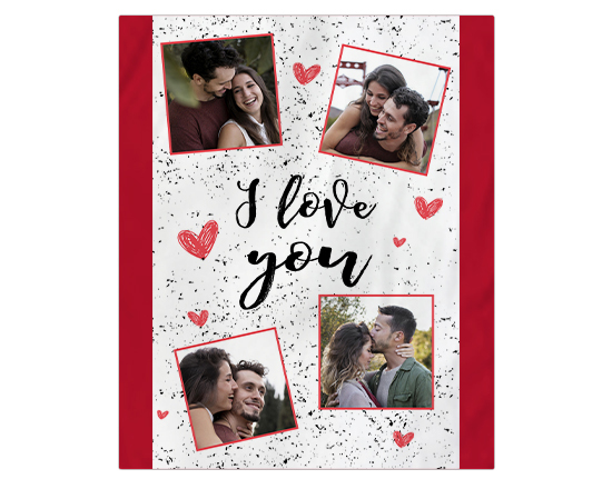 coperta matrimoniale I love you