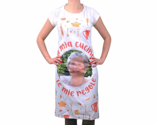 Grembiule con foto