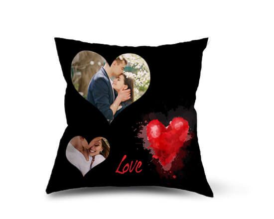 Cuscino in pile Black love