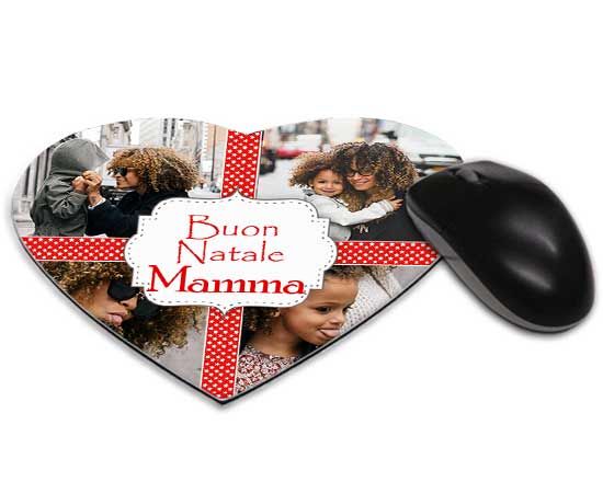 Tapeptino mouse con stelline e nastini forma cuore