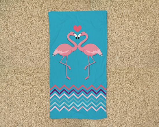 Telo mare con grafica romantica