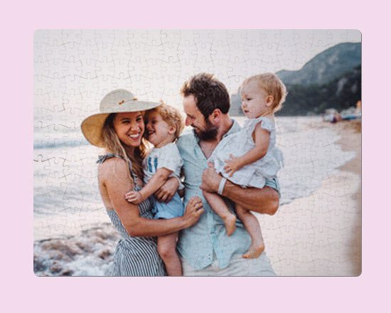 personalizza puzzle in tessuto con foto