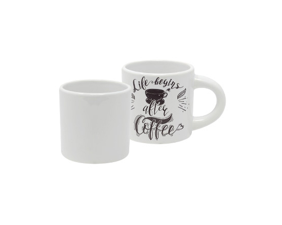 Tazzina espresso con grafica coffee