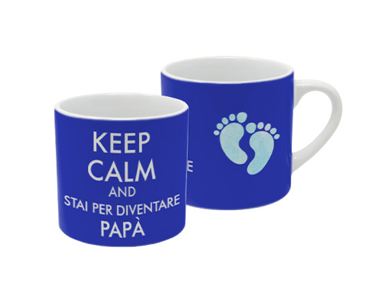Tazza di caffè americano Keep calm per neo papà