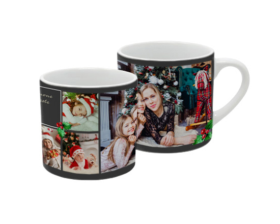 Un prezioso collage per la tazzina caffè