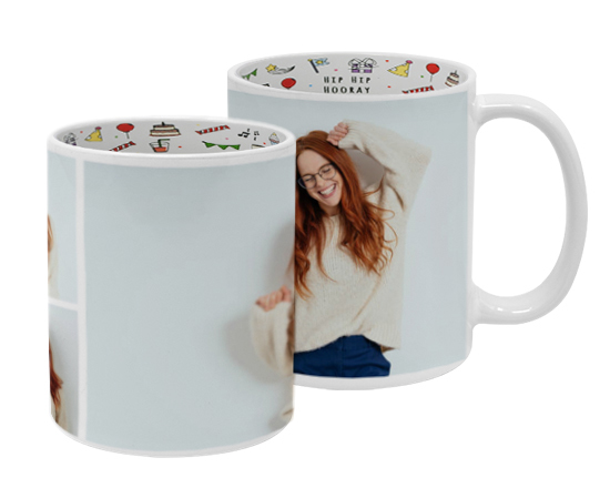 Tazza Compleanno collage 5 foto