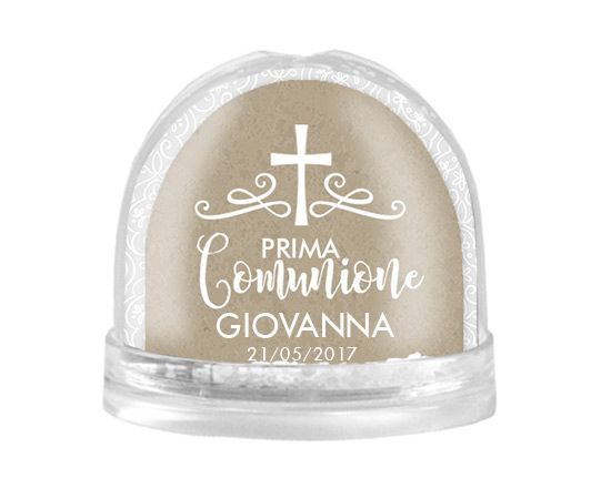 Palla di neve Elegant Communion