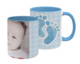 Tazza panoramica Impronte azzurre