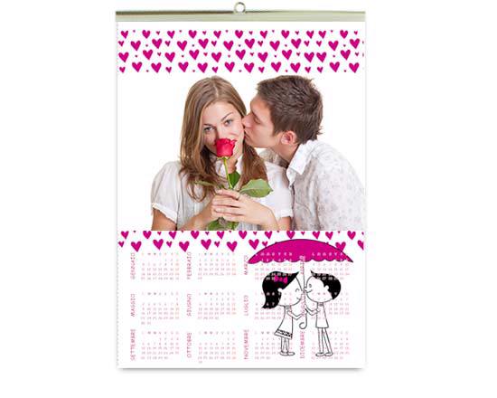 Calendario A4 pagina singola Love