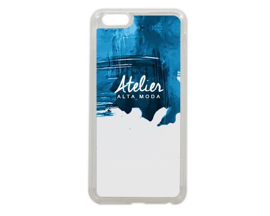 Cover iPhone 6 plus con grafica nel colore blu