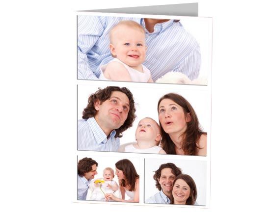 Card collage con 4 riquadri
