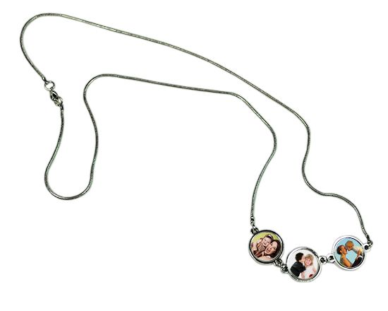 collana personalizzata ciondolo tre cerchi