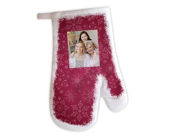 Guanto da forno Purple Christmas