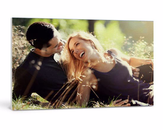 tela personalizzata con stampa coppia