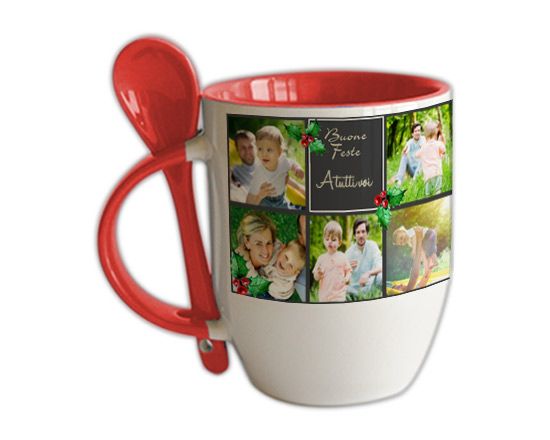 Tazza con Cucchiaino Vischio