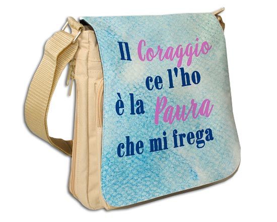 Borsa Destiny Nera personalizzabile con immagini e fotografie, temi grafici e testi