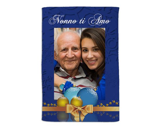 Coperta 100x150 Blue Christmas