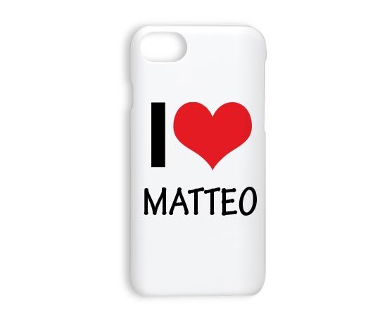 Cover iPhone 7 3D I love