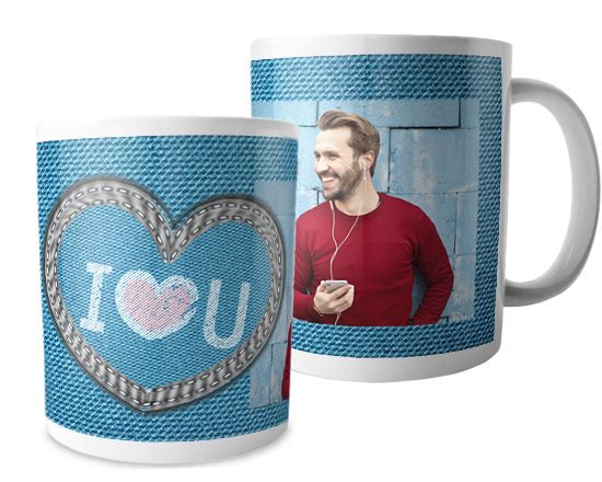 tazza panoramoca con grafica per S. Valentino