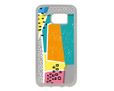 Cover Silicone Galaxy S7 Edge Abstract