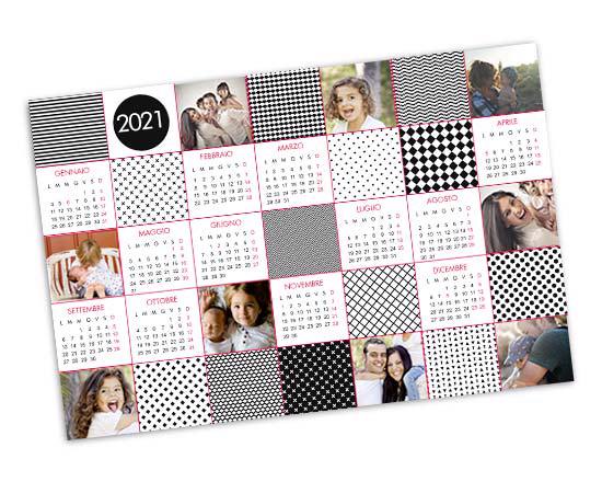 Calendario poster Geometric