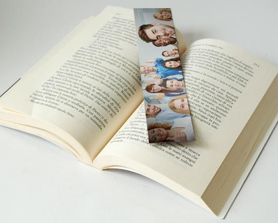 realizza un segnalibro con le foto dei tuoi amici