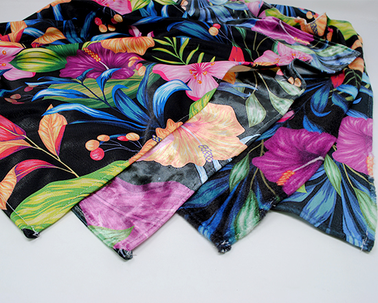 tessuti invernali per sciarpa personalizzata