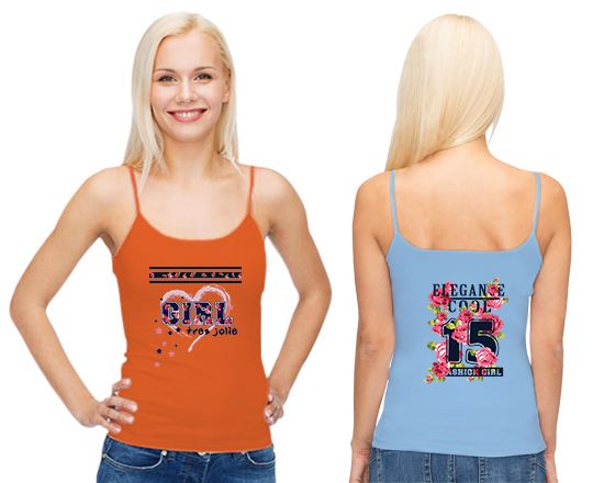 canotta in cotone personalizzata