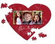Puzzle cuore A4 Red Christmas