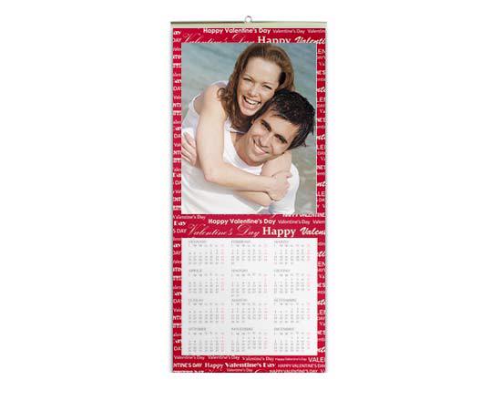 Calendario con grafica stilizzata, per i tuoi regali romantici