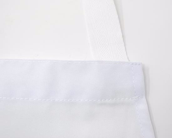 grembiule personalizzato, rifinito con cura