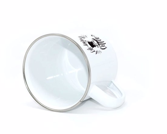 interno tazza in metallo smaltato