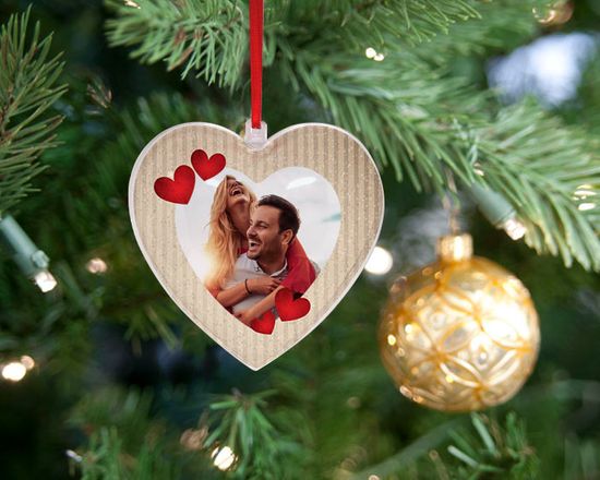 Cuore di Natale Cartonato