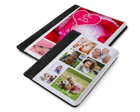 collage di immagini per il tuo portadocumenti - disponibile in due dimensioni